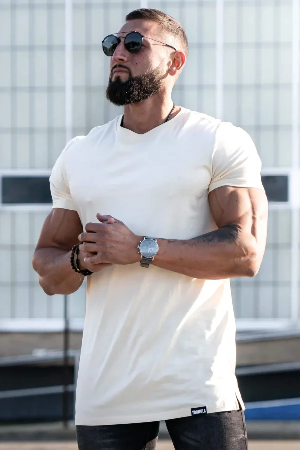 Youngla Shirts<411 Perfect Tee-Straight Bottom
