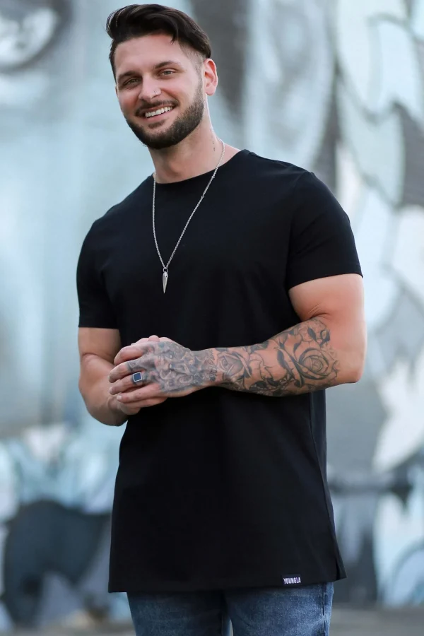 Youngla Shirts<411 Perfect Tee-Straight Bottom