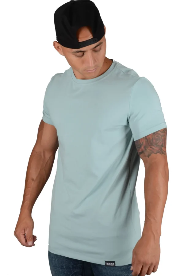 Youngla Shirts<411 Perfect Tee-Straight Bottom
