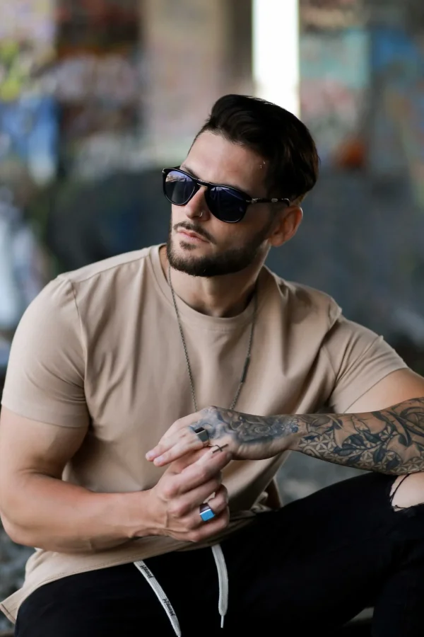 Youngla Shirts<411 Perfect Tee-Straight Bottom