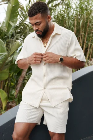 Youngla Shirts<448 Pleated Festival Shirts