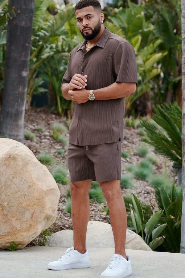 Youngla Shirts<448 Pleated Festival Shirts