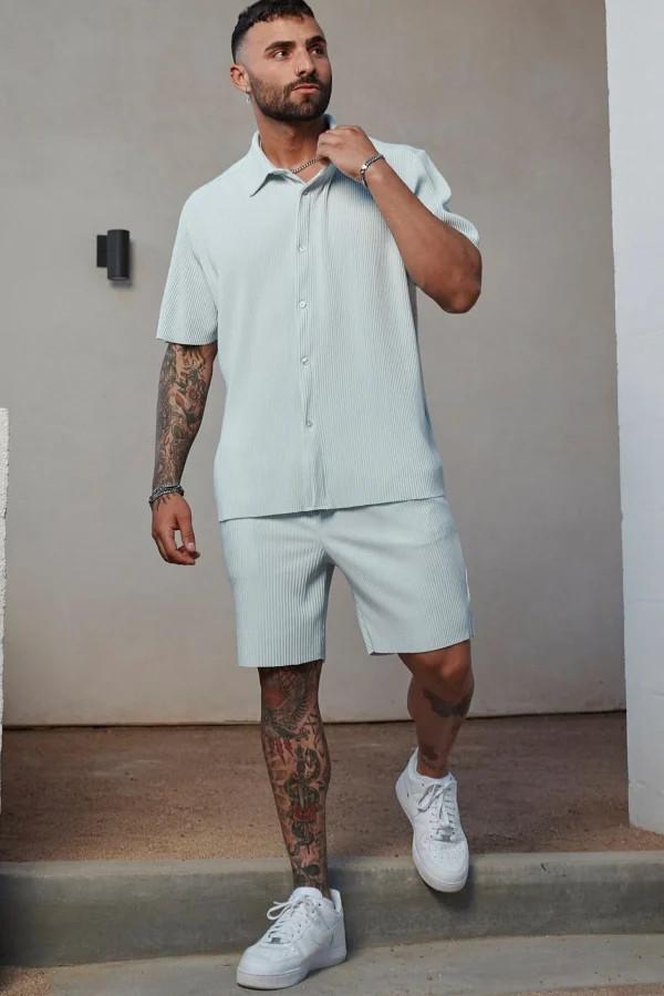 Youngla Shirts<448 Pleated Festival Shirts