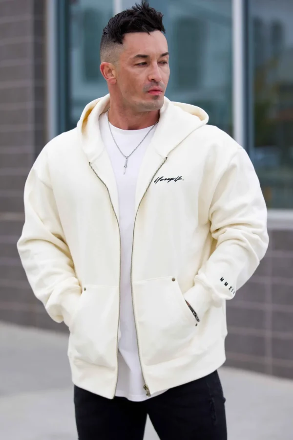 Youngla Outerwear<546 Rivet Zipup Hoodies