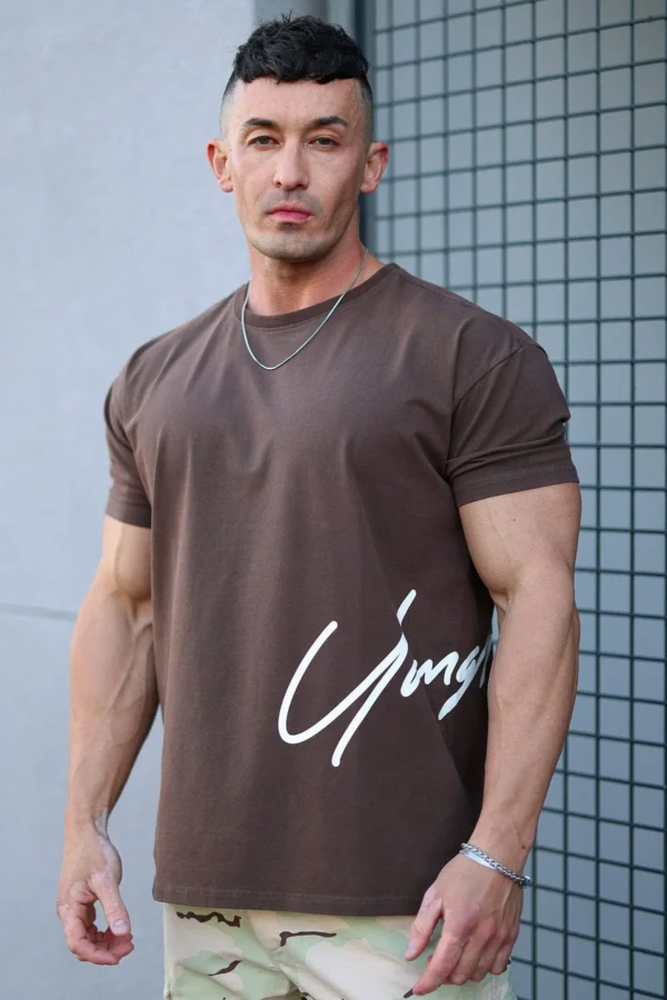 Youngla Shirts<462-Side Signature Tees