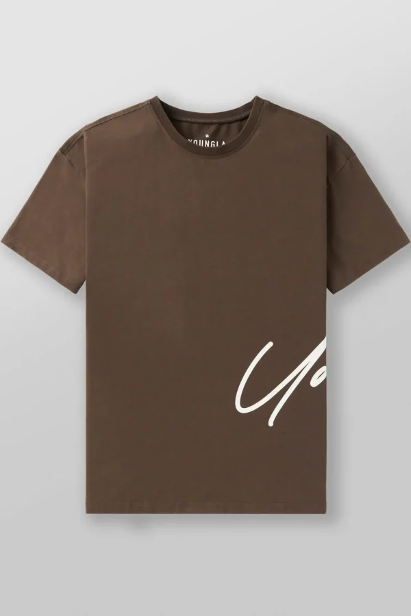 Youngla Shirts<462-Side Signature Tees