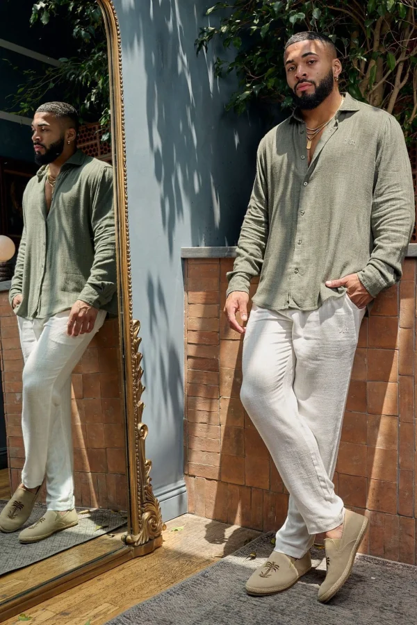 Youngla Pants & Jeans<621-Simply Linen Pants