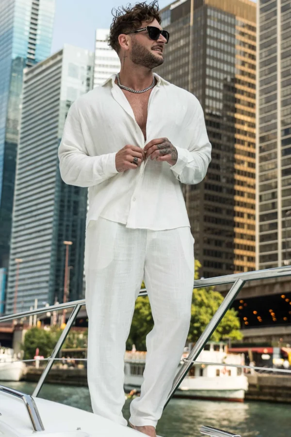 Youngla Pants & Jeans<621-Simply Linen Pants