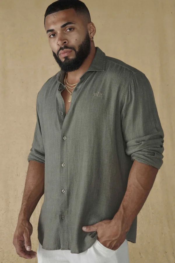 Youngla Shirts<825-Simply Linen Shirts