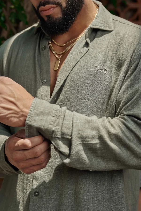 Youngla Shirts<825-Simply Linen Shirts