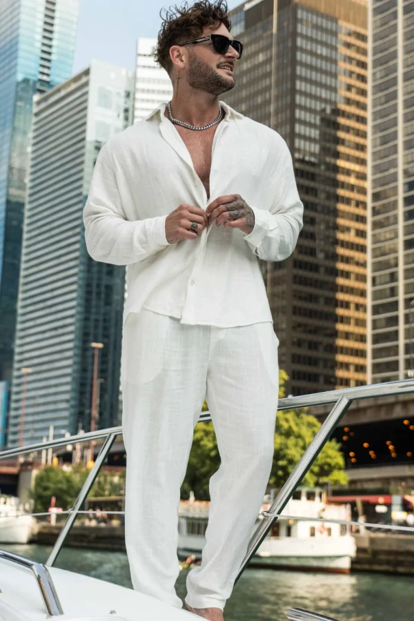 Youngla Shirts<825-Simply Linen Shirts