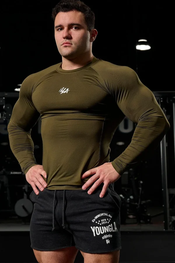 Youngla Shirts<802-Speed Compression Longsleeves