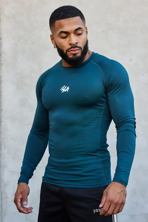 Youngla Shirts<802-Speed Compression Longsleeves