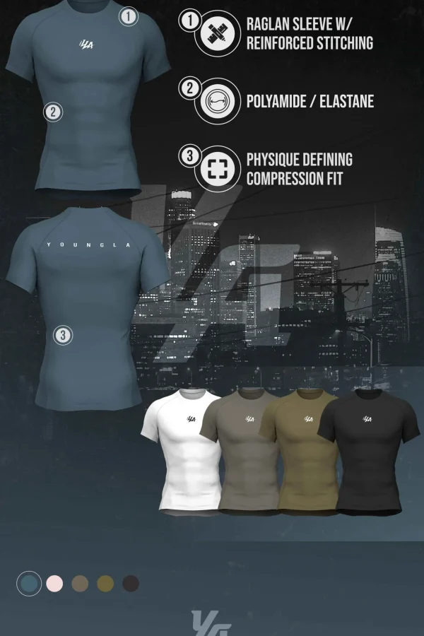 Youngla Shirts<474-Speed Compression Tees