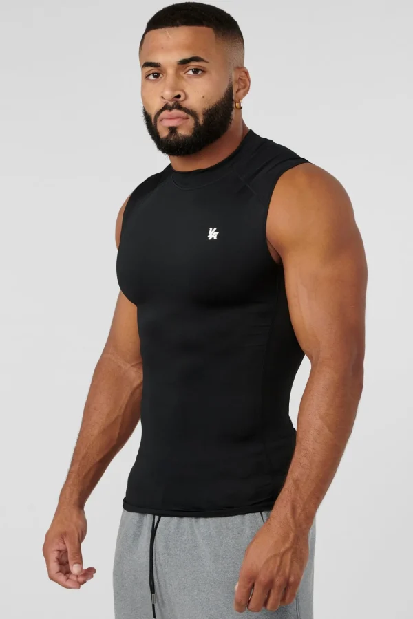 Youngla Tanks<315-Stealth Compression Cut-Offs