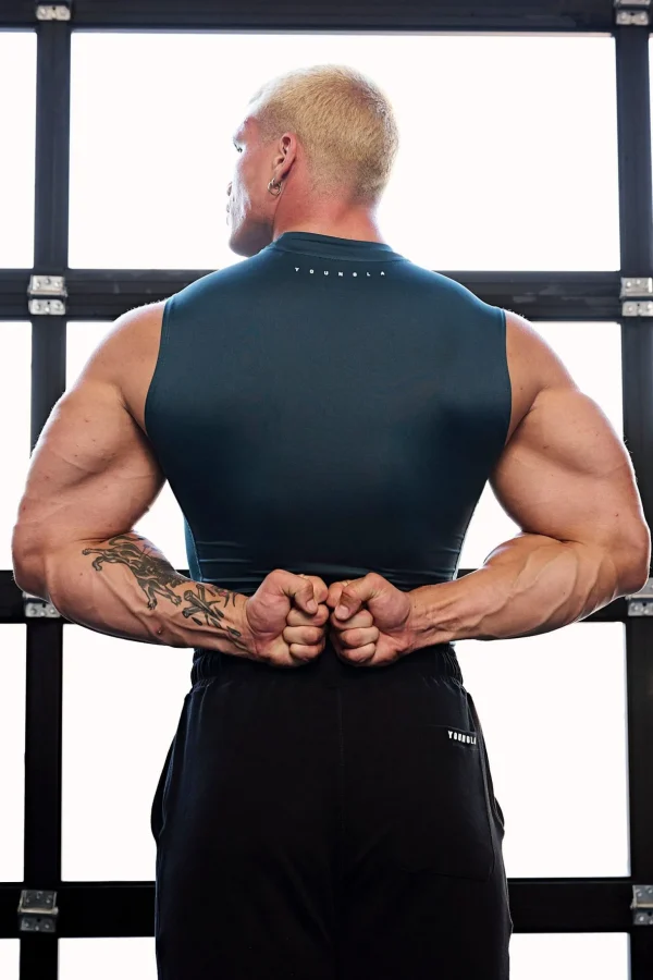 Youngla Tanks<315-Stealth Compression Cut-Offs