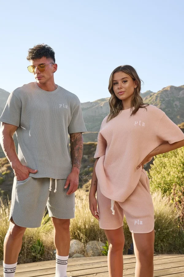 Youngla Shirts<427 Summer Waffle Tees