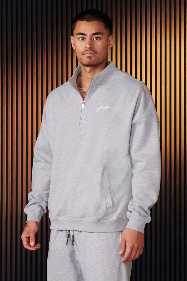 Youngla Outerwear<520-Sunday Quarter Zips