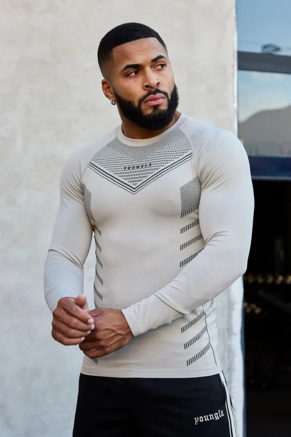 Youngla Shirts<833-Superhero Compression Longsleeves