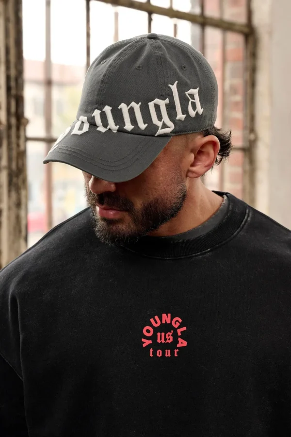 Youngla Hats & Beanies<9005-Tilted Logo Dad Hat