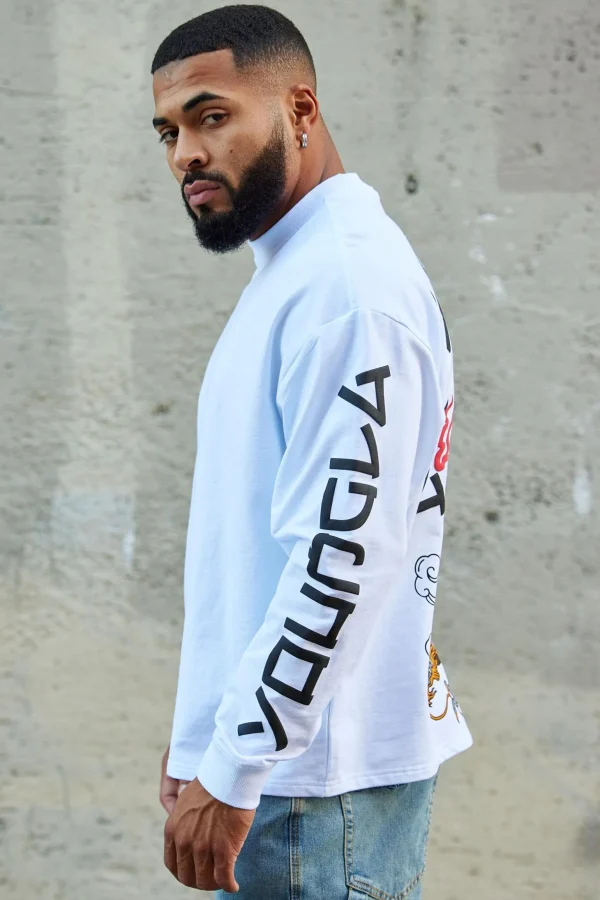 Youngla Shirts<8038-Tokyo Longsleeves