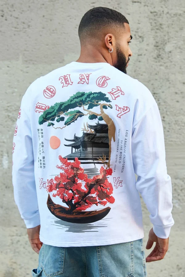 Youngla Shirts<8038-Tokyo Longsleeves