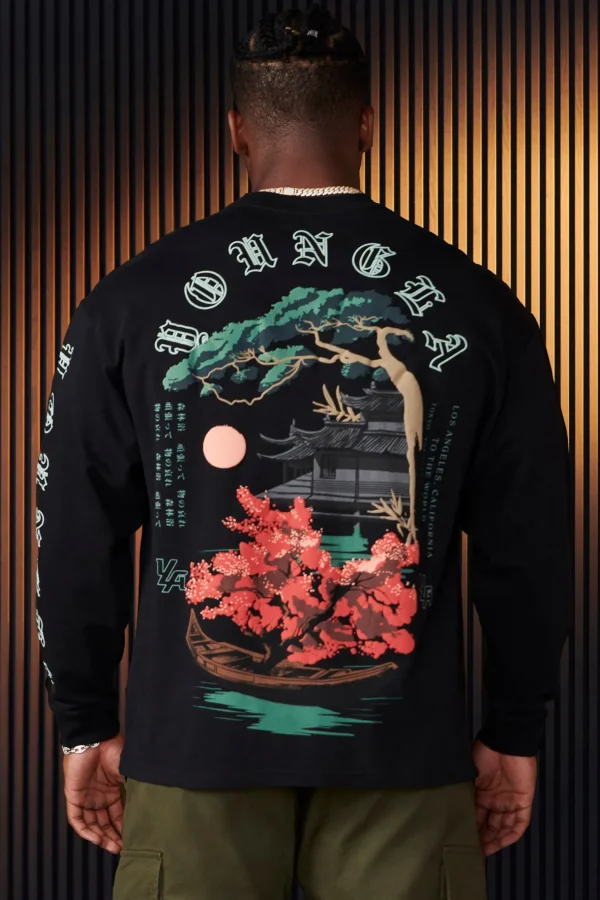 Youngla Shirts<8038-Tokyo Longsleeves