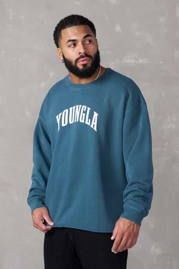Youngla Shirts<826-Uni Crewneck