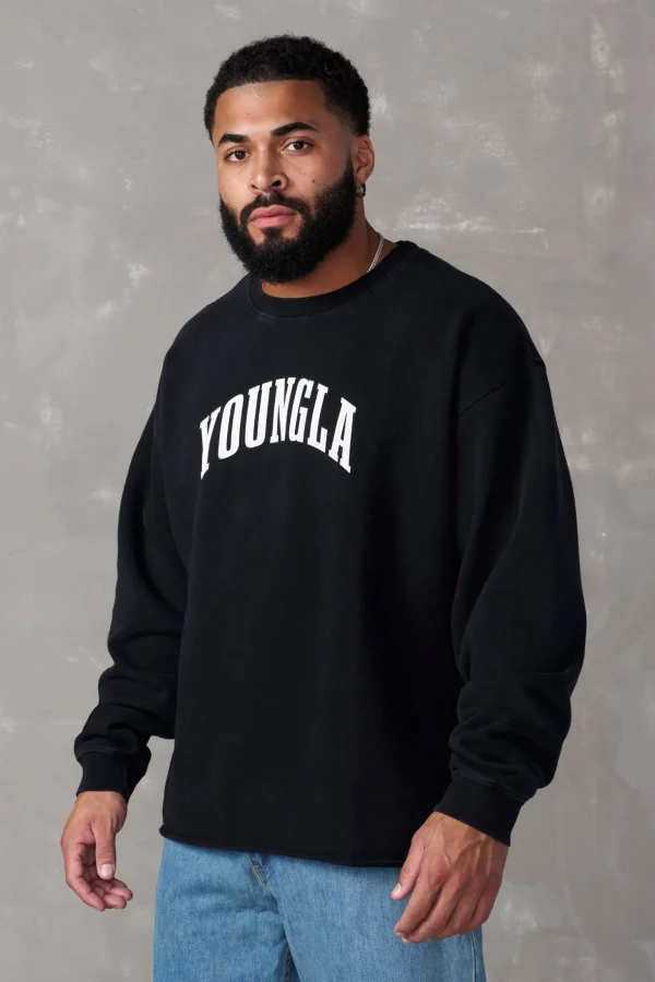 Youngla Shirts<826-Uni Crewneck