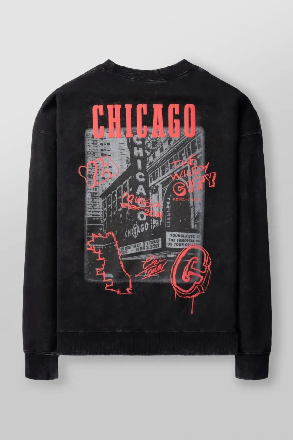 Youngla Outerwear<565-Us Tour Crewnecks