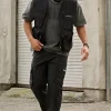 Youngla Outerwear<502-Utility Cargo Vest