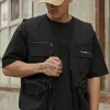 Youngla Outerwear<502-Utility Cargo Vest