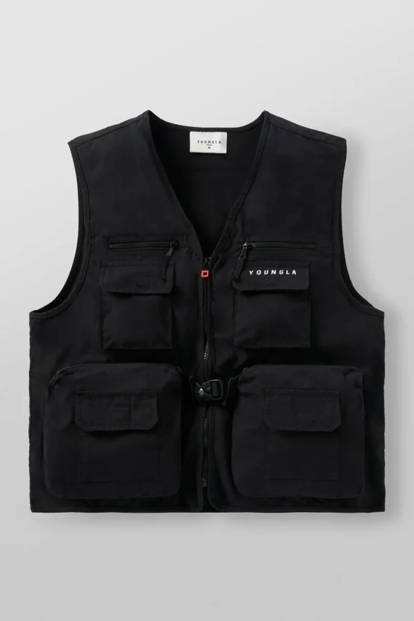 Youngla Outerwear<502-Utility Cargo Vest