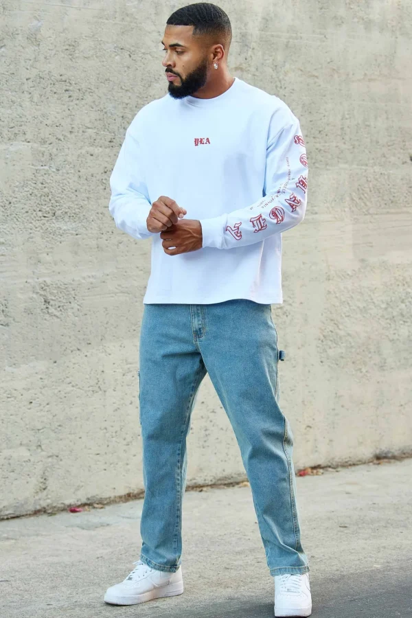 Youngla Pants & Jeans<611-Utility Jeans