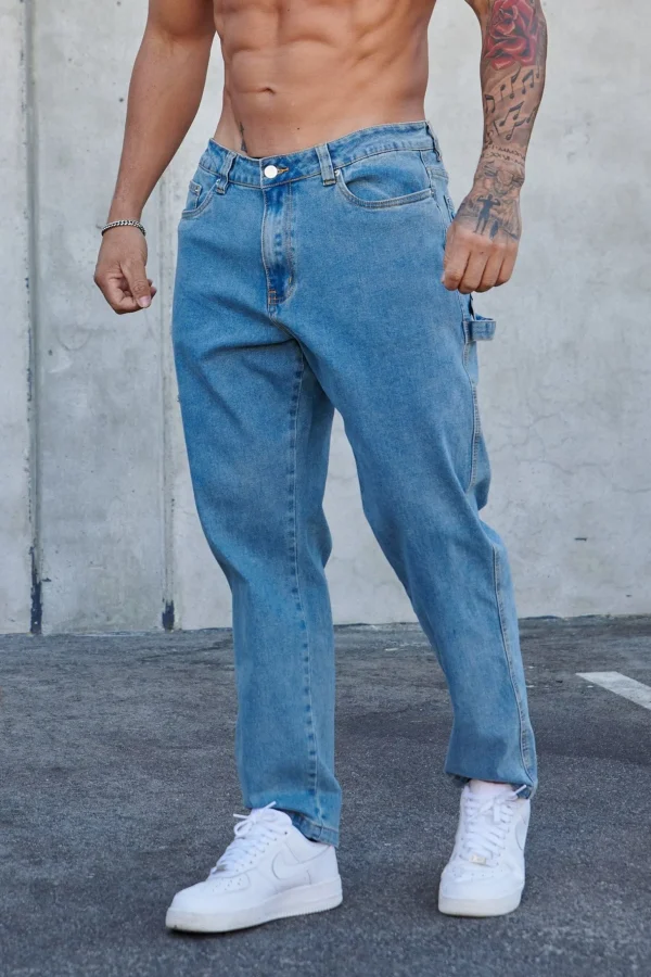 Youngla Pants & Jeans<611-Utility Jeans
