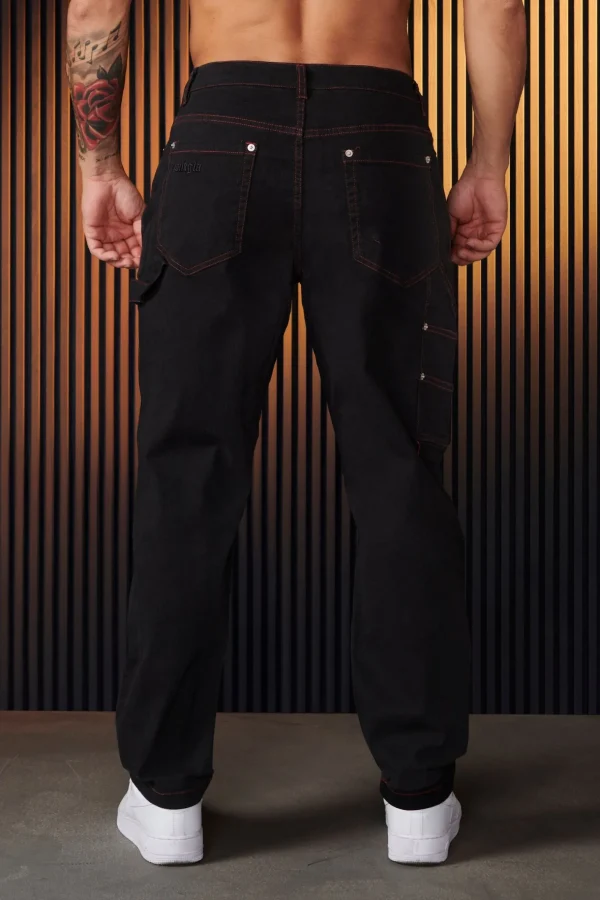 Youngla Pants & Jeans<611-Utility Jeans