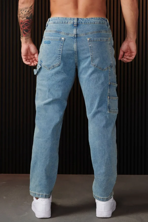 Youngla Pants & Jeans<611-Utility Jeans