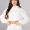 Youngla Outerwear<W545 Ava Crop Hoodie