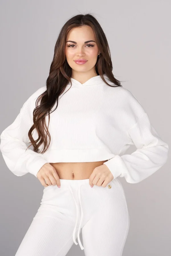 Youngla Outerwear<W545 Ava Crop Hoodie