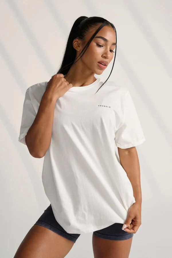 Youngla Tops<W424 Bloc Oversized Tee