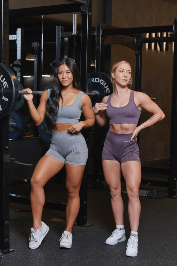 Youngla Bras<W315 Carbon Ribbed Sports Bra