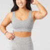 Youngla Bras<W315 Carbon Ribbed Sports Bra