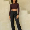 w_gloria_satin_cargo_2.webp Youngla Joggers & Pants<W217 Gloria Satin Cargo