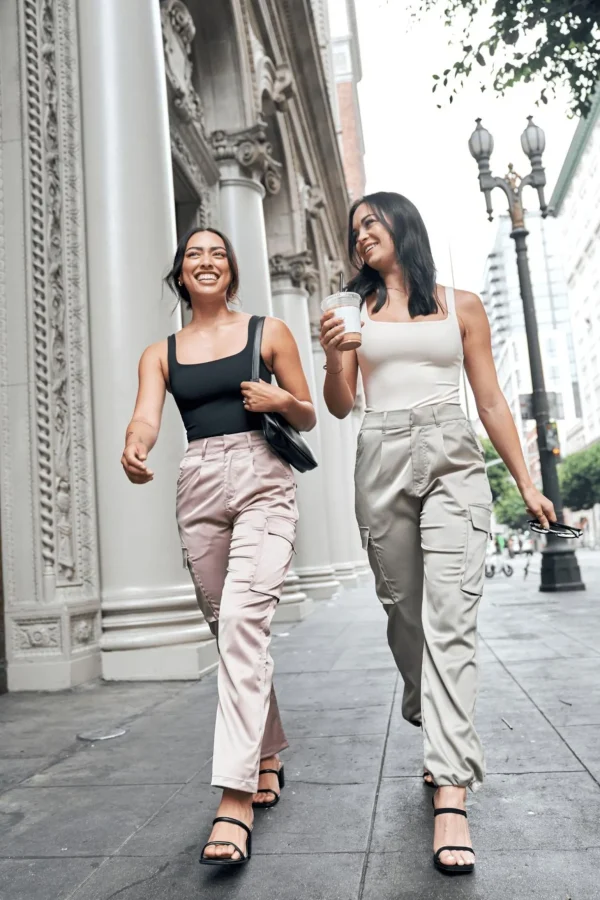 w_gloria_satin_cargo_3.webp Youngla Joggers & Pants<W217 Gloria Satin Cargo