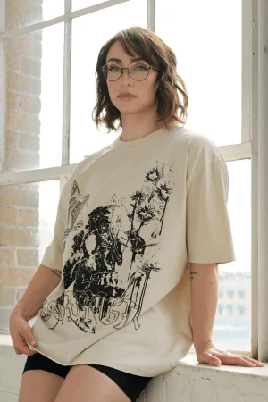 Youngla Tops<W427 Phantom Oversized Tees