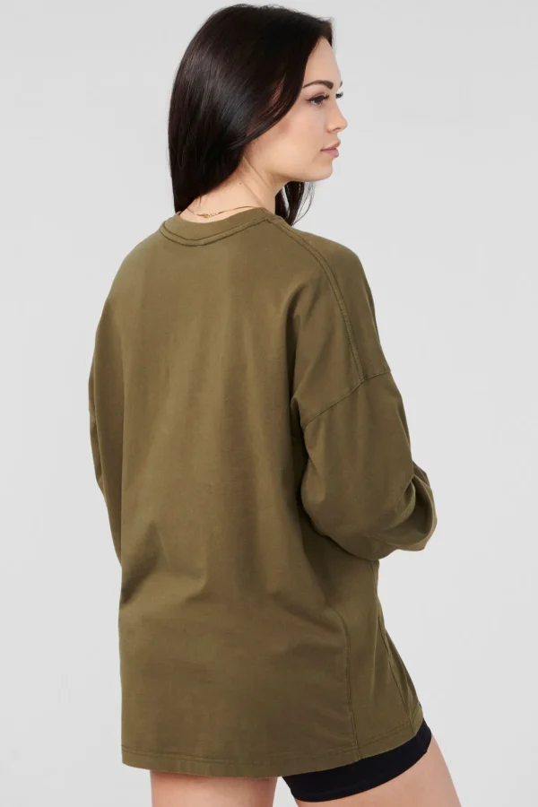 Youngla Tops<W416 Retro Long Sleeve Fall 23