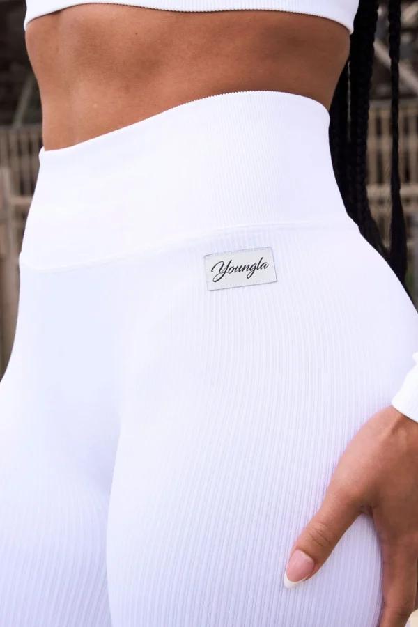 w_ribbed_seamless_legging_13.webp Youngla Leggings<W243 Ribbed Seamless Legging