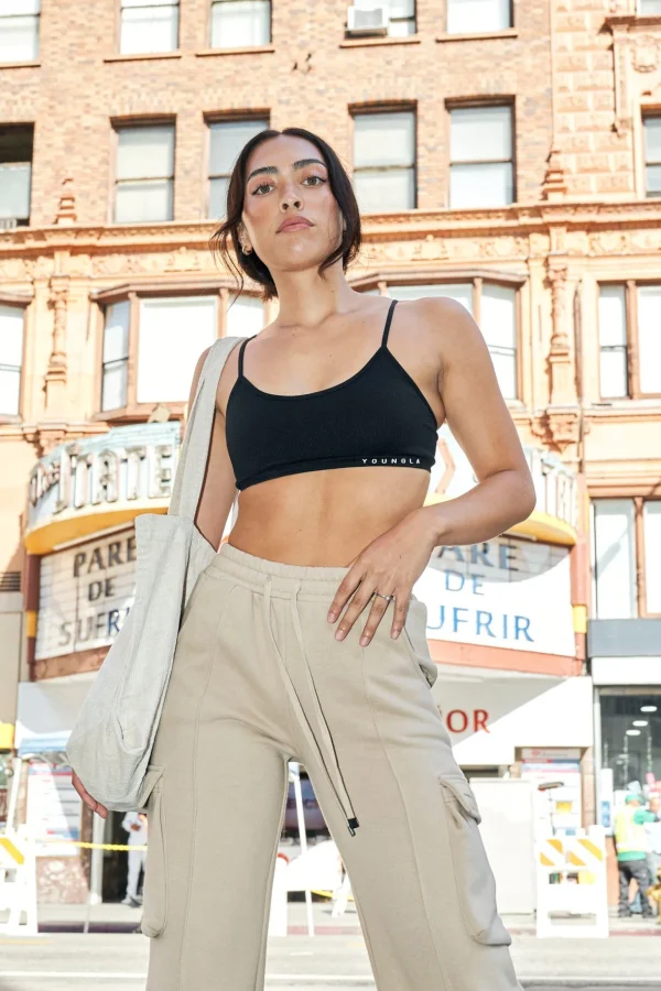 Youngla Bras<W316 Ribbed Sports Bra