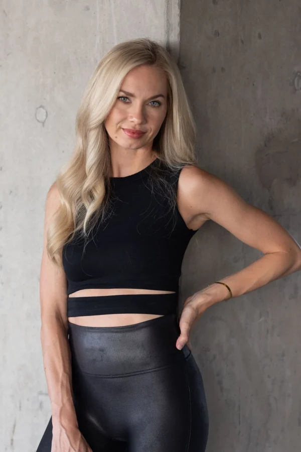 Youngla Tops<W302 Sash Tank Top