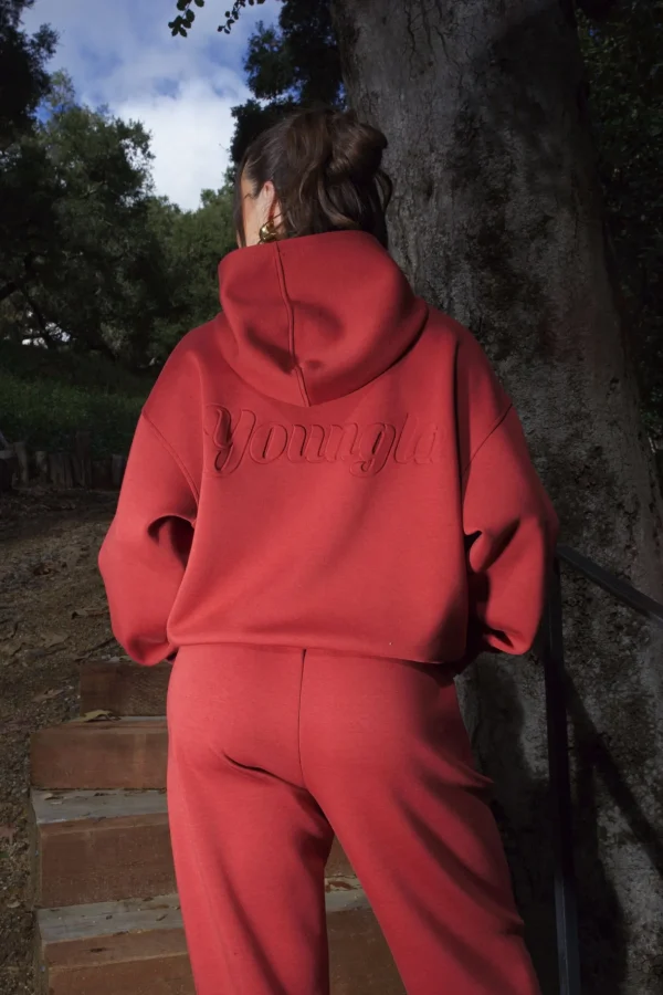 Youngla Outerwear<W534 Scuba Hoodie